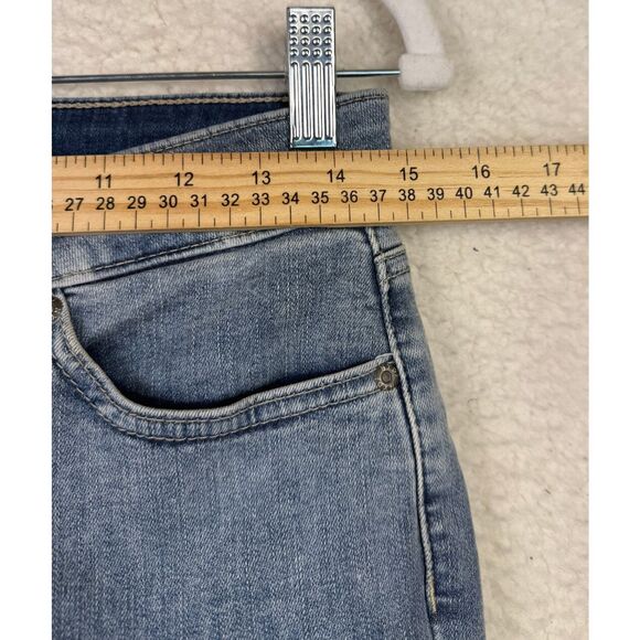 NYDJ Jeans Womens 4 Blue Marilyn Straight Mid Rise Light Wash Lift Tuck‎ 30x28 - Picture 3 of 7